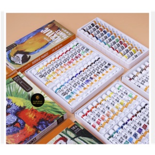 Màu Acrylic Mont Marte - Bộ 18/24 Màu