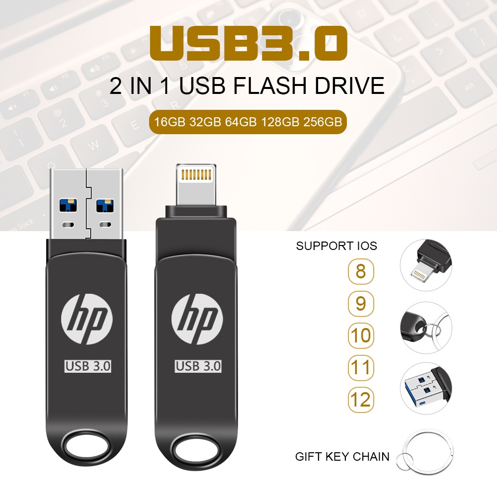 Ổ Đĩa Usb Flash 512GB U 2 Trong 1 Otg Cho Điện Thoại