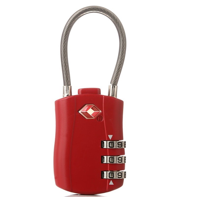 Ổ khóa số TSA cho vali du lịch TSA002 CFTRAVL (chọn màu) - Hàng chính hãng