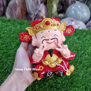 Tượng chibi Thần Tài vui vẻ 13cm