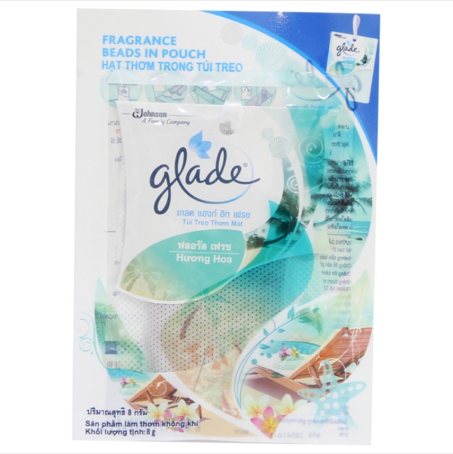 Túi thơm Glade hương Trái/ hương hoa cây 8g