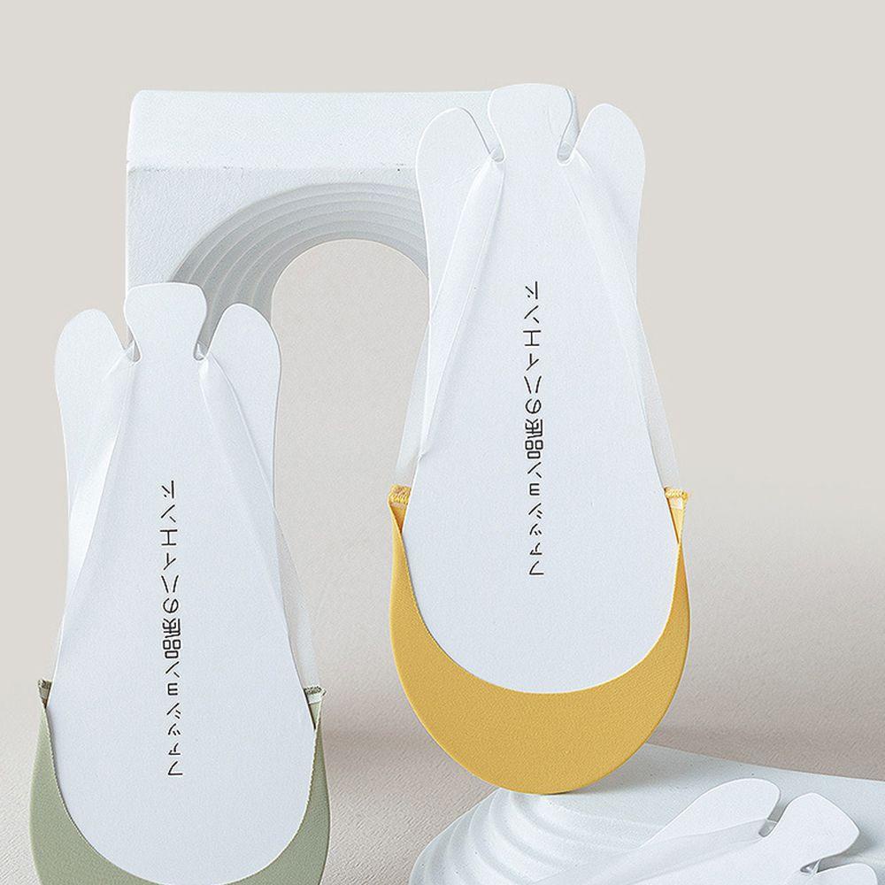 QQMALL Vớ Lụa Lạnh Cổ Thấp Màu Sắc Đơn Giản Thoáng Khí Thoải Mái Dành Cho Nữ