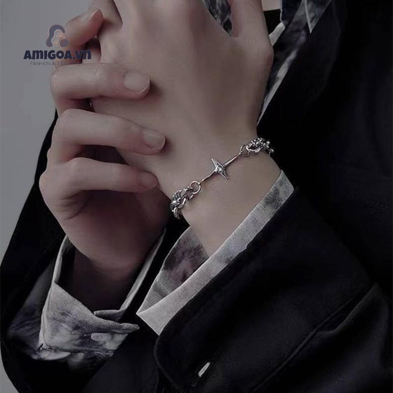 ✨✨Vòng đeo tay nam nữ kiểu dáng hip hop phong cách Hàn Quốc