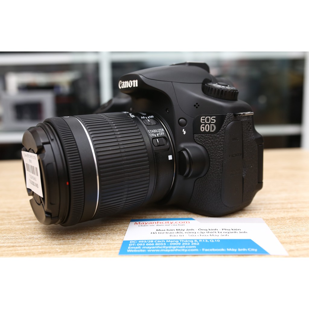 MÁY ẢNH CANON EOS 60D + 18-55 IS STM - DÒNG MÁY ẢNH BÁN CHUYÊN NGHIỆP CỦA CANON