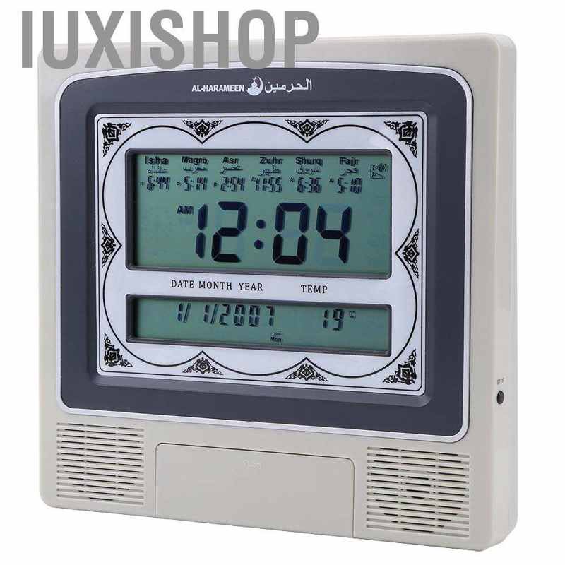 Đồng Hồ Báo Thức Điện Tử Hiển Thị Màn Hình Lcd Kiểu Đạo Hồi