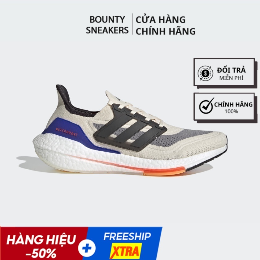 Giày thể thao  Ultra Boost 21 &quot;Wonder White&quot; S23869 - Hàng Chính Hãng - Bounty Sneakers