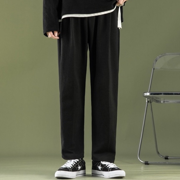 Quần  Dài cho nam Dáng Rộng Bình thường xu hướng Phong Cách Thời Trang  Hàn Quốc
