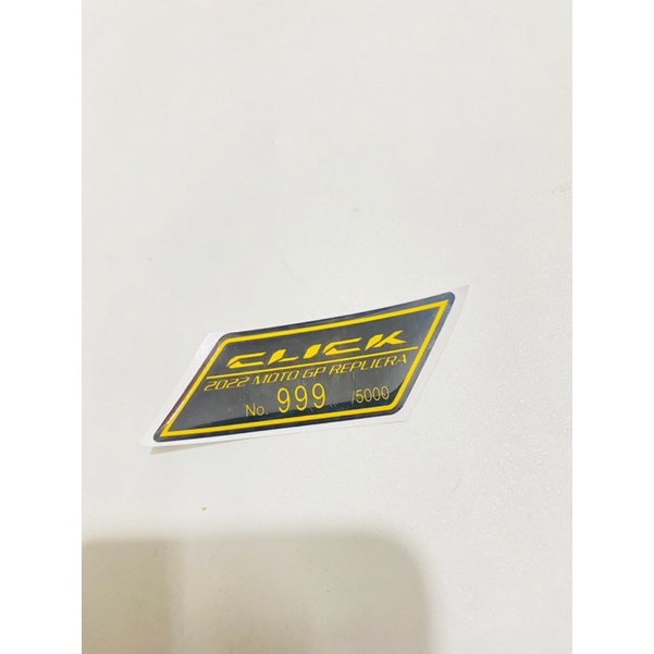 Tem nổi Thông Số Logo Crom Honda / Yamaha 2022 6789/999 ✌