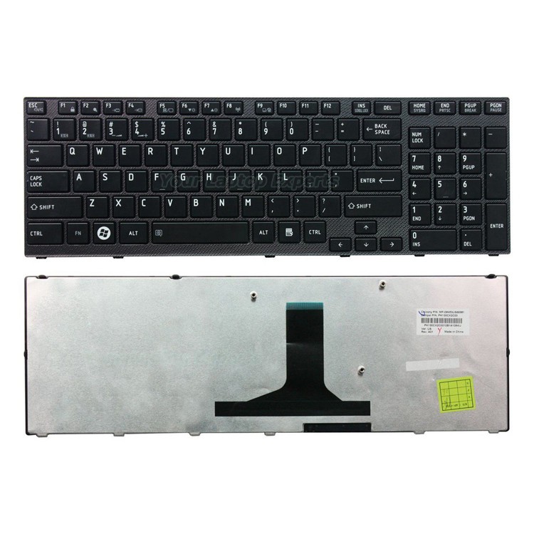 (KEYBOARD) BÀN PHÍM LAPTOP TOSHIBA A660 A665 dùng cho Satellite A660 A660D A665 A665D P750 P750D P755 P770 P775