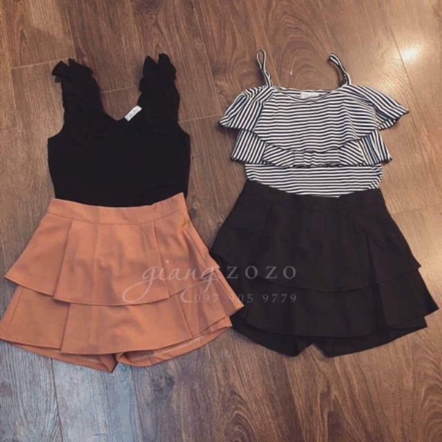 Chân váy 2 tầng