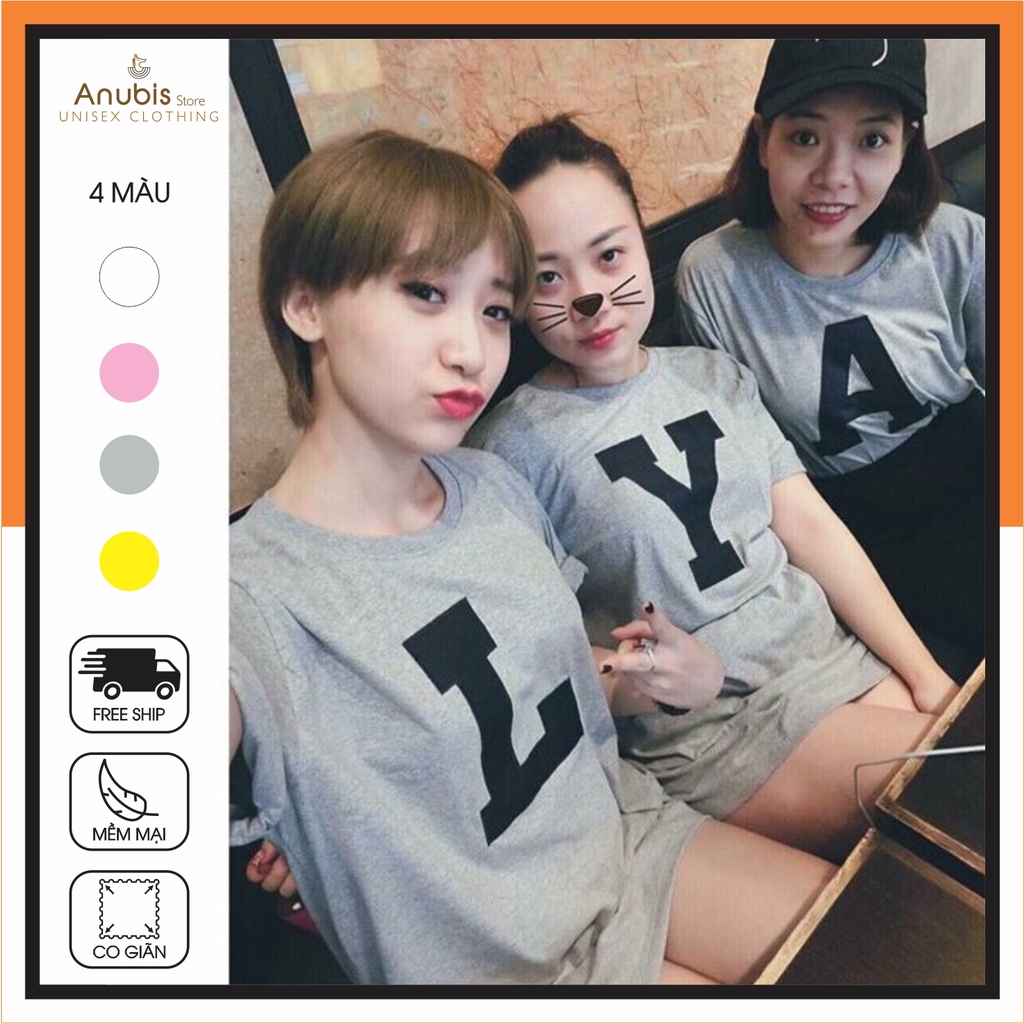 ÁO THUN IN CHỮ CÁI THEO YÊU CẦU