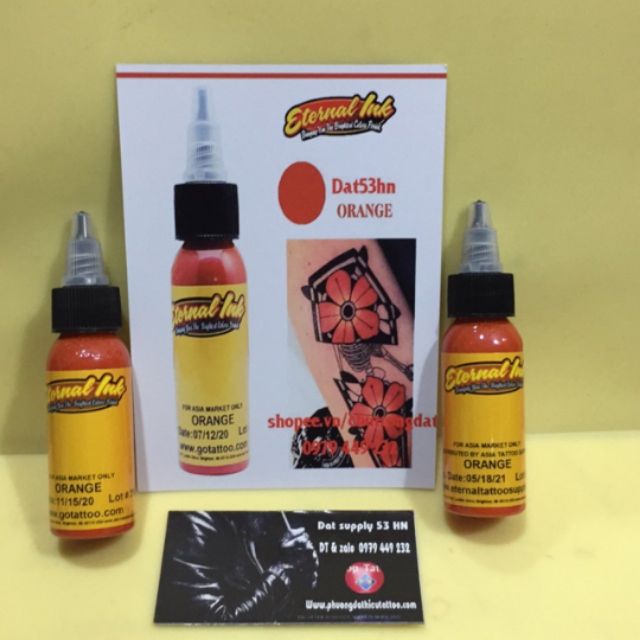 Mực xăm Eternal màu Orange 30ml