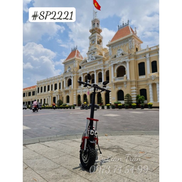 Xe Điện Gấp Gọn SEALUP Q22 - Scooter Of Road , Xe Điện Gấp Gọn Phiên Bản Địa Hình 12in - Pin 28.6Ah
