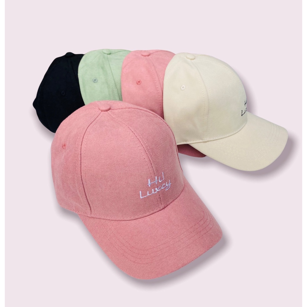Nón lưỡi trai nhung nón kết thêu chữ Lucxy phong cách Ulzzang unisex nam nữ cực hot