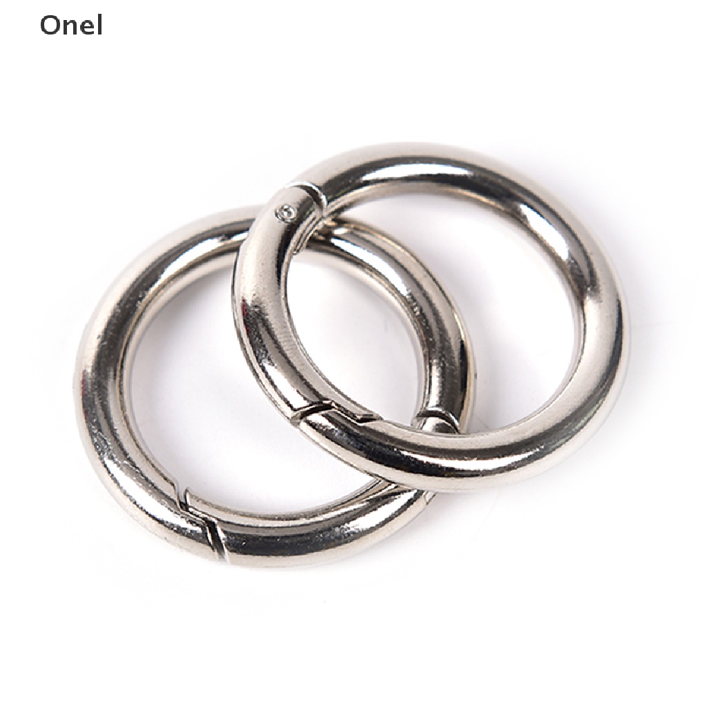 Set 5 móc khóa tròn bằng kim loại 35mm | BigBuy360 - bigbuy360.vn