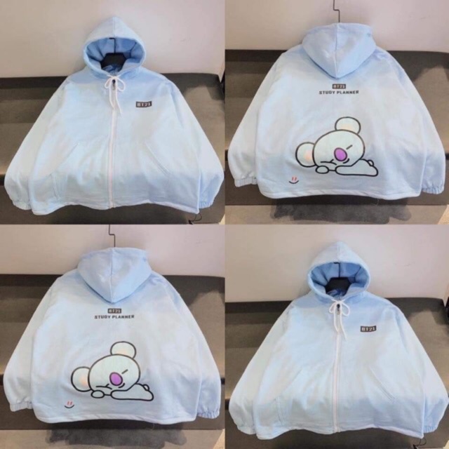 Áo khoác nỉ form rộng cooky, chimy, koya