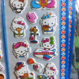 Sticker dán hình 3d ( nhiều chủ đề vỉ 10 stickers)