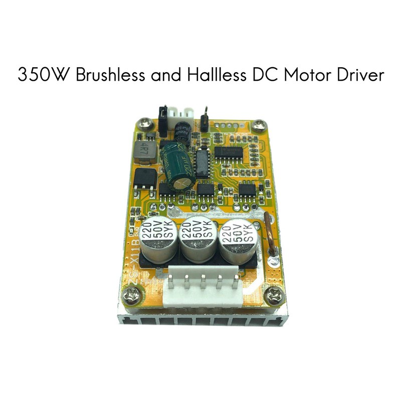 ZS-X11B Motor Driver 350W High Power Brushless Hallless DC Motor Driver Board Wide Voltage 5-36V Motor Controller ule