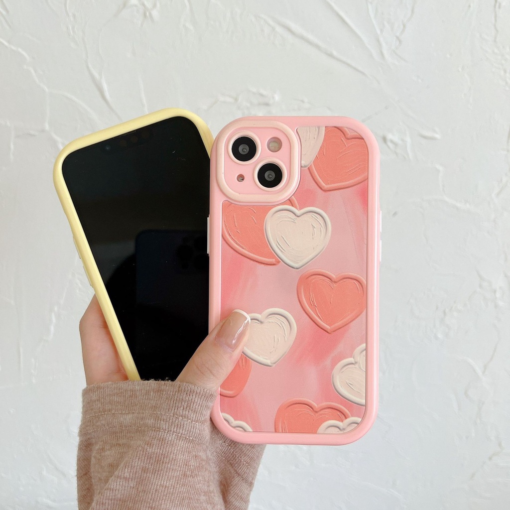 Ốp lưng iphone cạnh cong hoạ tiết hoạt hình trái tim 6/6splus/7/7plus/8/8plus/x/xr/xs/11/12/13/14/pro/max/plus/promax