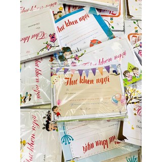 1 set 100 tờ thư khen