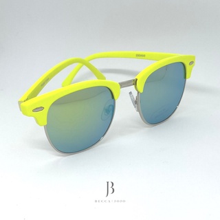 Kính thời trang nam nữ cao cấp, kính gọng phi công màu Neon chống tia UV Hot Trend 2022 Becca & JoJo