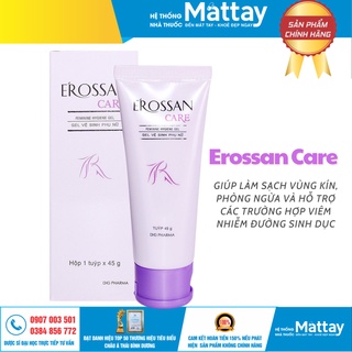 Erossan care - tuýp 45g - làm sạch vùng kín, ngăn ngừa nấm ngứa