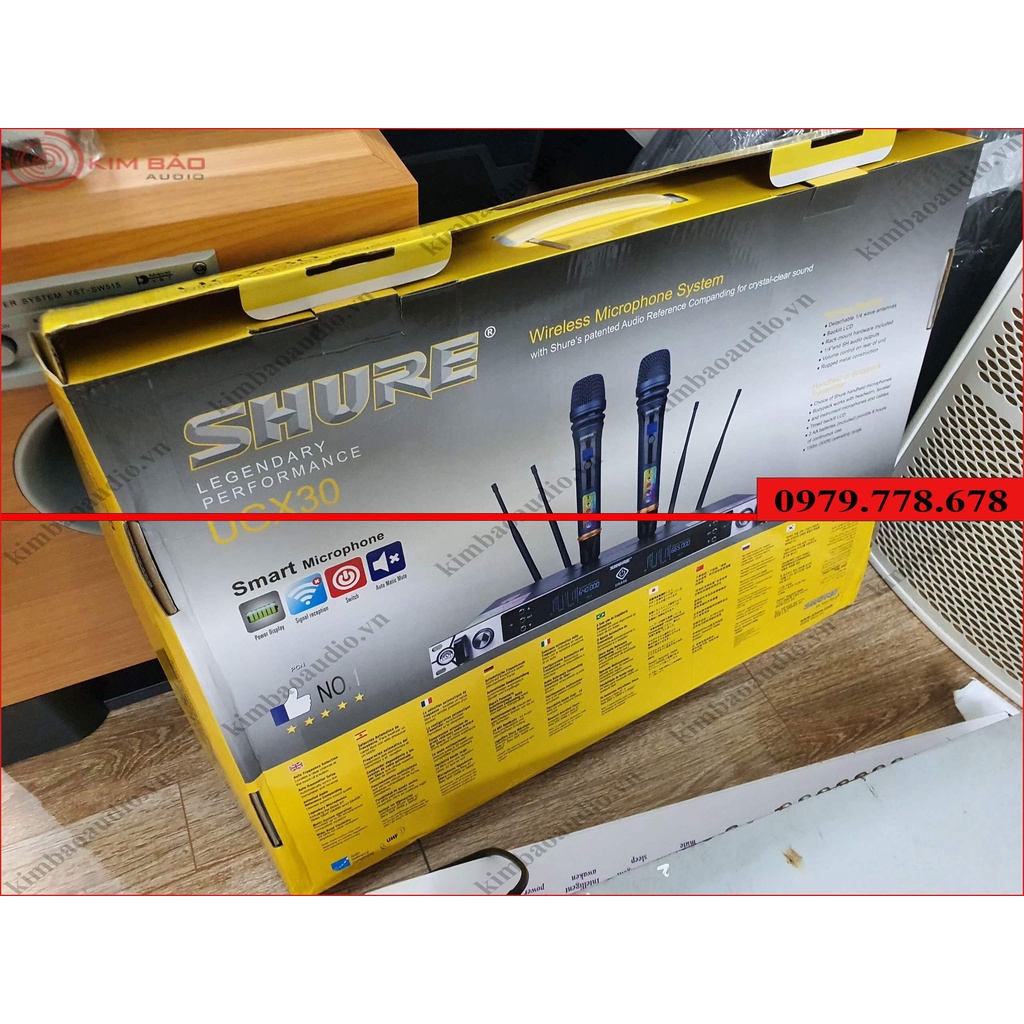 Micro Không Dây Shure UGX30 Loại 1 - Mới nhất 2022