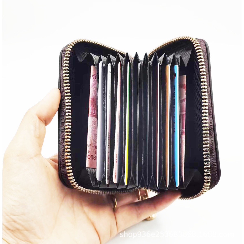 Ví mini -Ví cầm tay nam nữ thời trang nhỏ gọn nhiều ngăn có khoá kéo