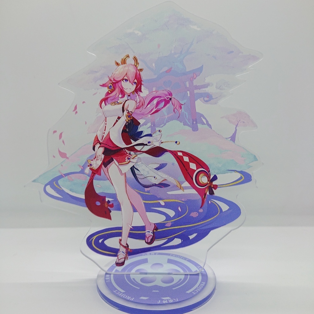 Tượng mica Standee anime Yae Miko - Genshin Impact