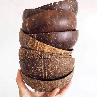 Bát gáo dừa- thìa gỗ