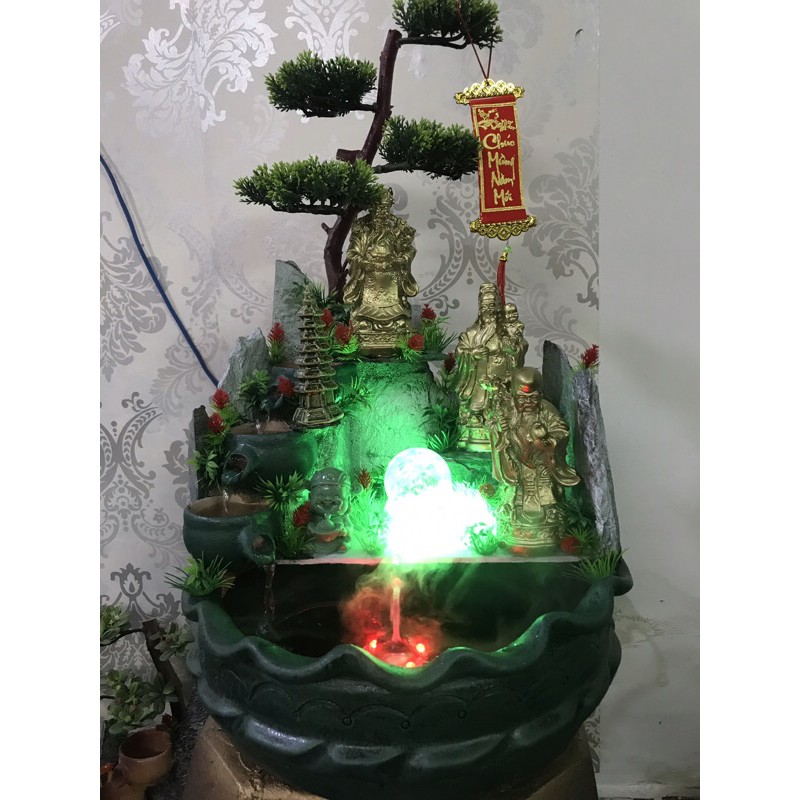 Thác nước để bàn TAM ĐA - Non bộ, bonsai, thuỷ sinh bán cạn, bể cá, trồng cây