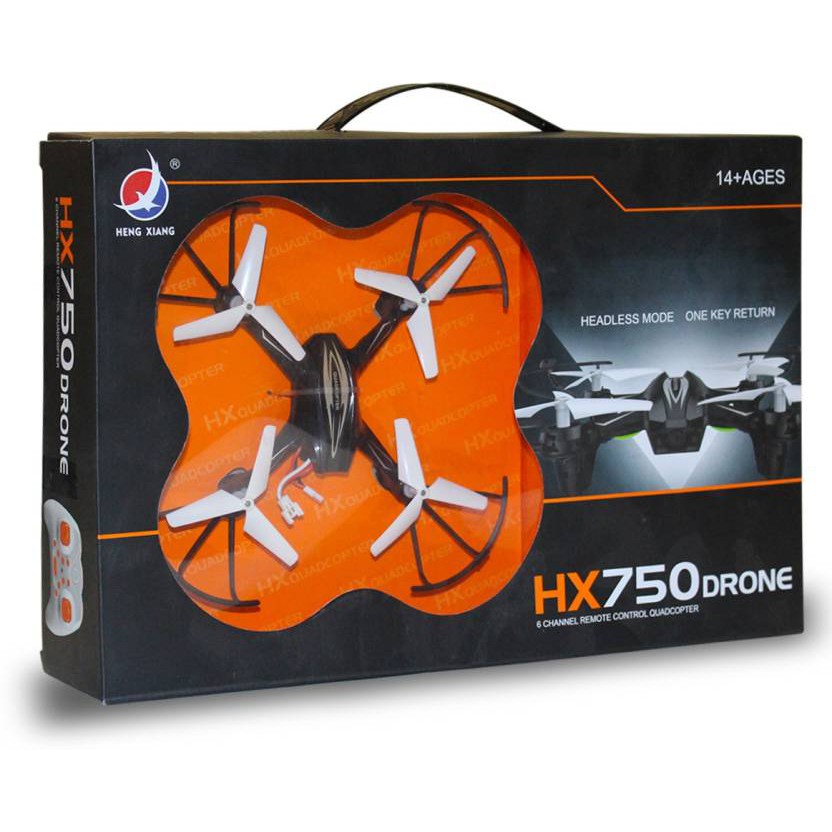 Máy bay đĩa bay drone điều khiển 4 cánh HX750 siêu hot