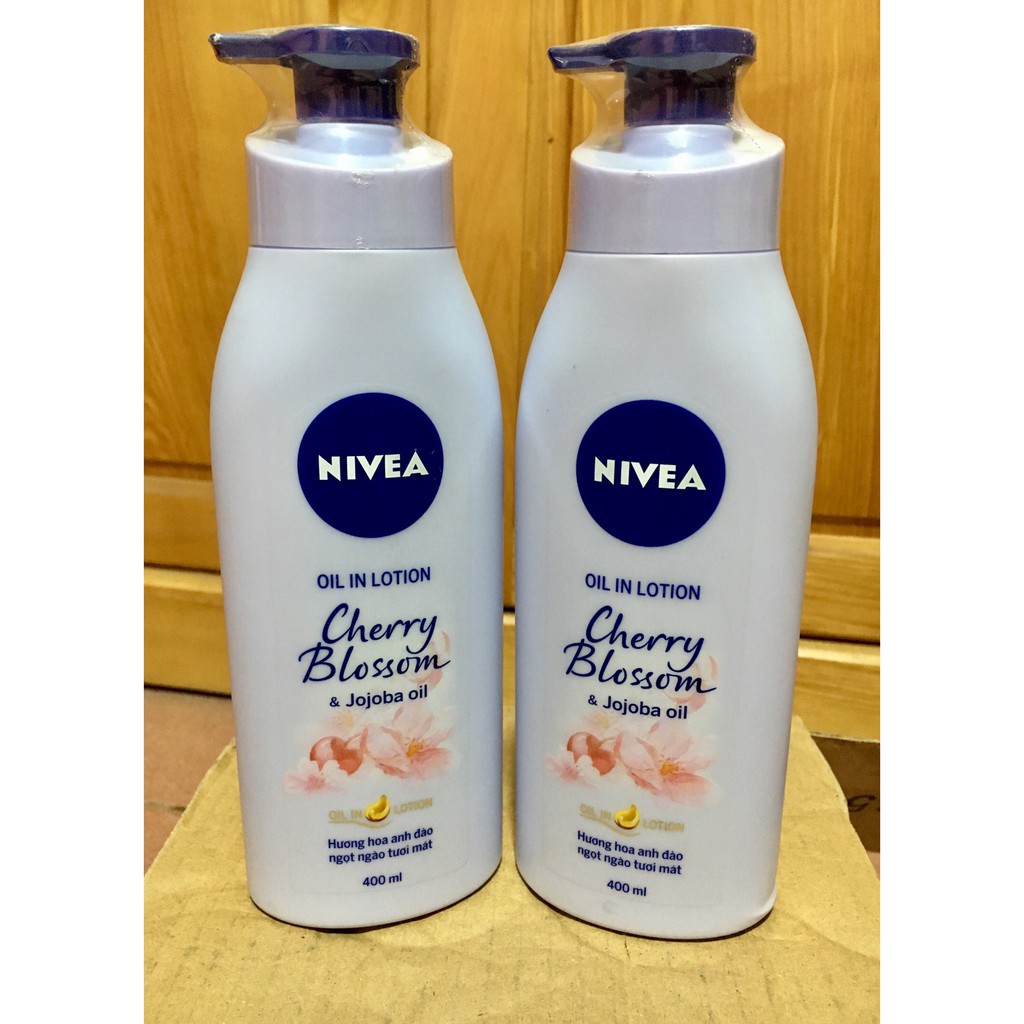 Sữa dưỡng thể Nivea Hương Hoa Anh Đào 400ml