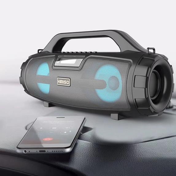 Loa Bluetooth Karaoke Xách Tay KIMISO S3 Di Động - Loa Bluetooth Mini Âm Bass Cực Hay Đèn Led Sống Động