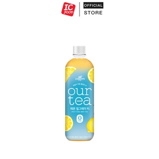Lốc 6 chai trà bá tước trái cây fruit earl grey tea jardin 500ml
