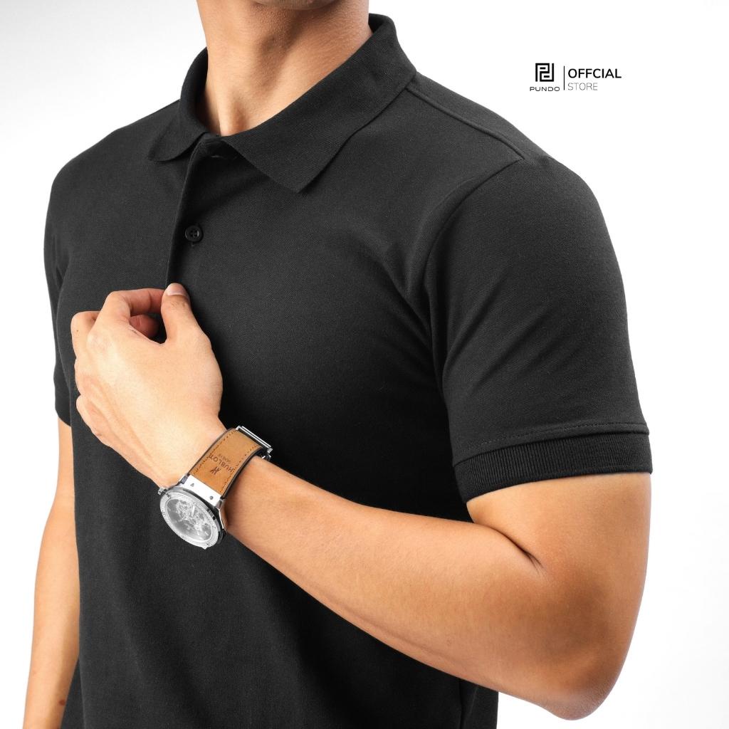 Áo polo nam cao cấp PUNDO với gam màu đẹp dễ phối vải cotton cao cấp APPD38