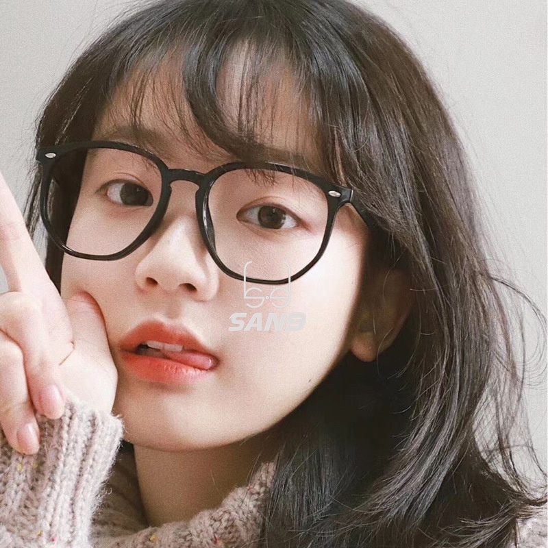 Mắt kính chống ánh sáng xanh phong cách INS Hàn Quốc retro cho nam nữ