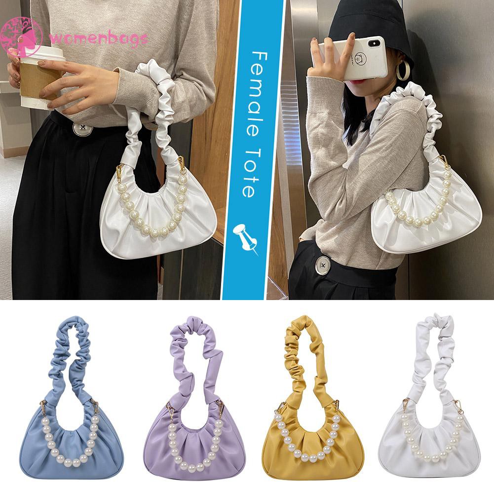 Túi đeo vai đính ngọc trai thời trang dành cho nữ | BigBuy360 - bigbuy360.vn