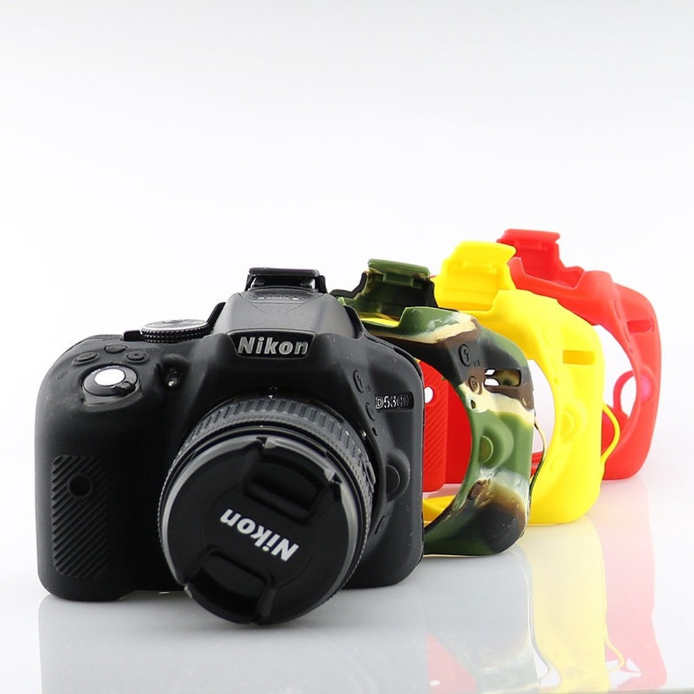 Silicone Vỏ Silicon Bảo Vệ Thân Máy Ảnh Nikon D5300 Dslr