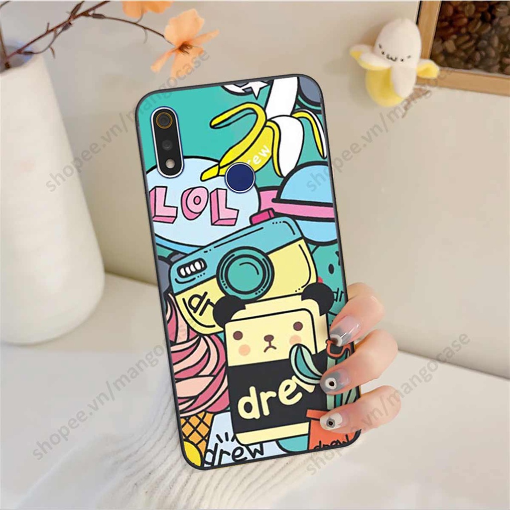 Ốp lưng điện thoại Realme 3 / 3 Pro drew, kaws, bape cao cấp, vỏ ốp rẻ đẹp