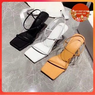 Giày Sandal quai mảnh đế nhọn 7 phân trẻ trung CG-0455