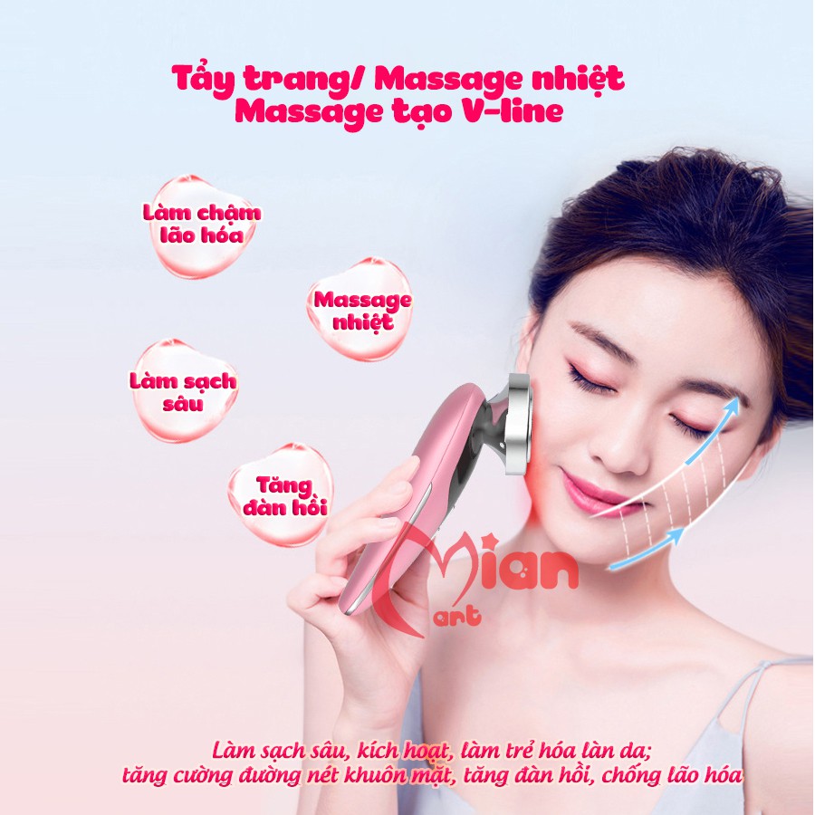 [MASSAGE - ĐẨY DƯỠNG CHẤT - TRẺ HÓA] MÁY MASSAGE MẶT - MÁY CHĂM SÓC DA MẶT TOÀN DIỆN DRY007 - MIAN MART | BigBuy360 - bigbuy360.vn