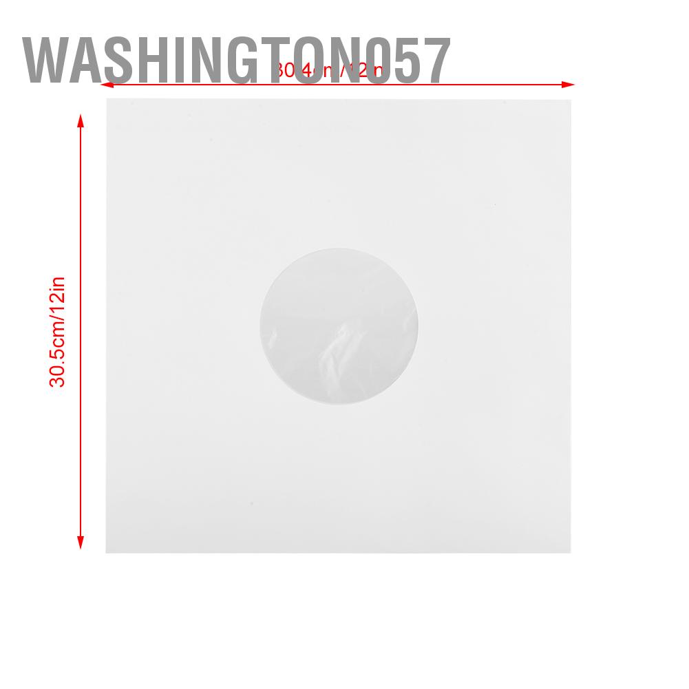 Có thể bán buôn Set 20 hộp vinyl 12 inch có túi bên trong đựng đầu đĩa ghi CD bảo vệ chống tĩnh điện washington057 Hàng giao ngay