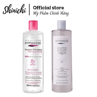 [FREESHIP] Tẩy Trang ByPhasse Than Hoạt Tính Micellaire Pure Skin 500ml [Auth] (Shinichi_Cosmetic117)