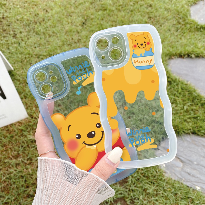 Suntaiho Ốp lưng Suntaiho Ốp lưng iphone Ốp Điện Thoại silicone mềm in họa tiết gấu thích hợp cho iPhone 13 12 11 ProMAX X XR XS MAX 12Pro 13Pro