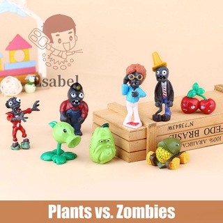 Set 8 mô hình nhân vật game plants vs zombies