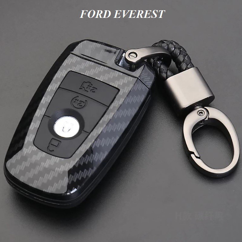 Bao da chìa khóa, ốp carbon chìa khóa xe Ford Everest