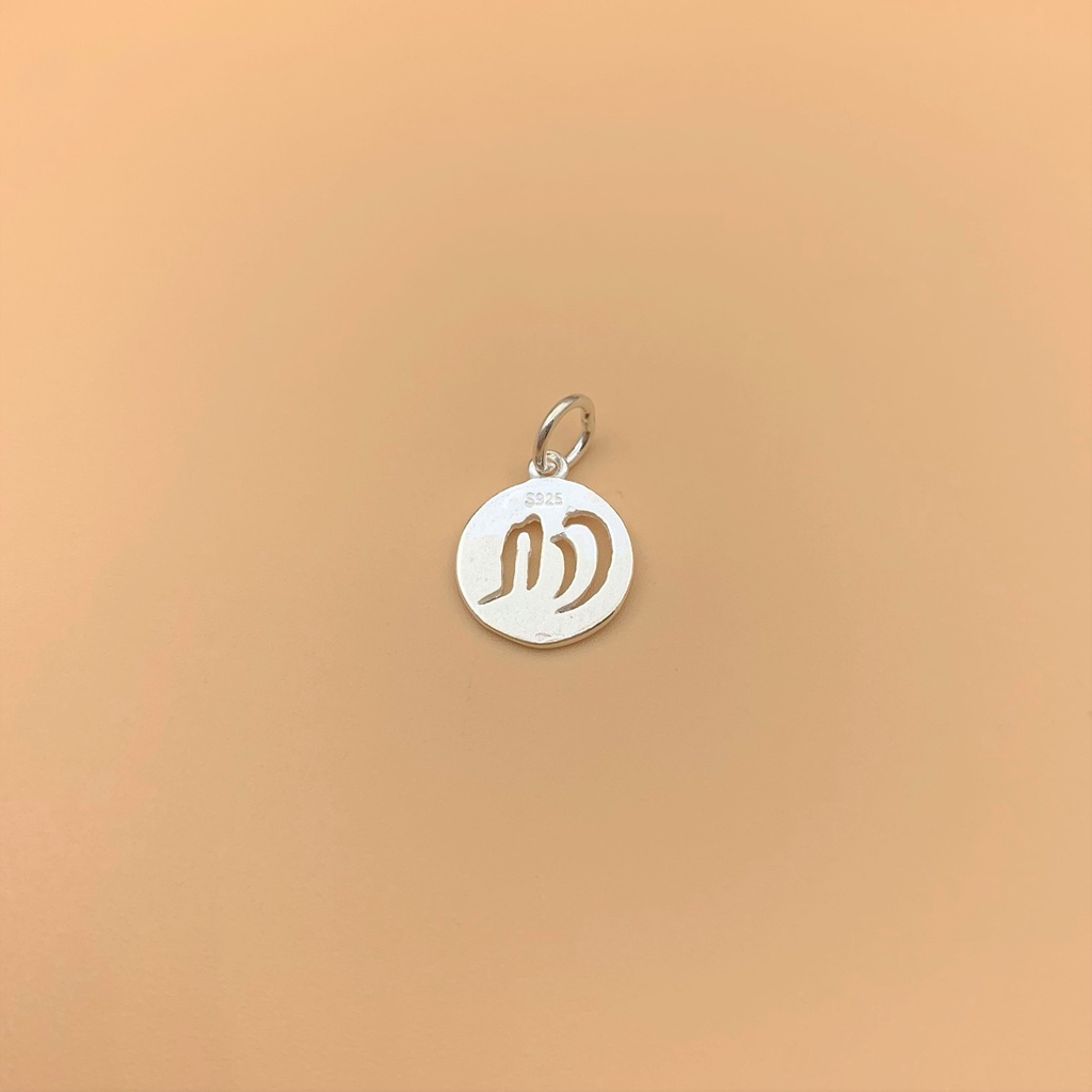 Charm bạc móc treo biểu tượng cung xử nữ- Charm Bạc 925 - Mã CB396