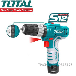 MÁY KHOAN BÚA DÙNG PIN TOTAL 12V