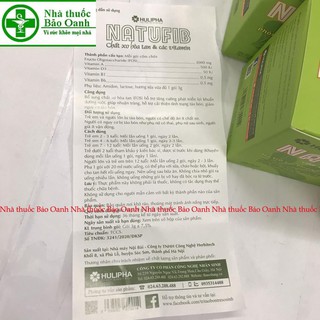 Natufib- chất xơ hòa tan FOS giảm táo bón cho bà bầu và trẻ nhỏ, trước sinh, sau sinh, người lớn Hộp 20 gói